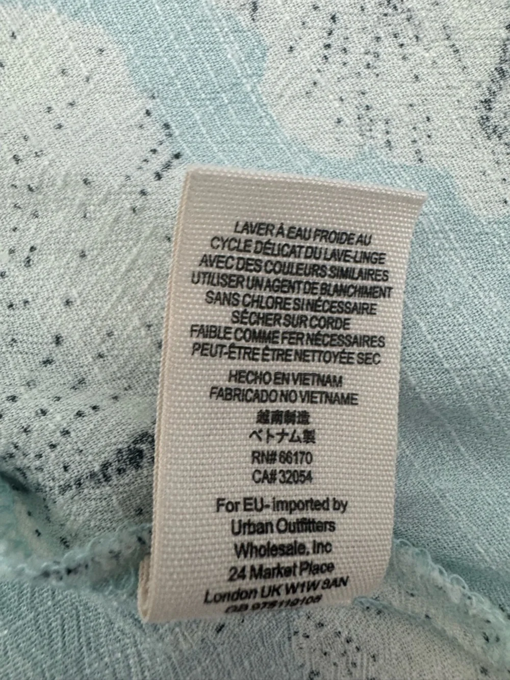 Free People French Quarter Wrap Dress XS Blue Floral Ruffle Boho Mini - Picture 8 of 11